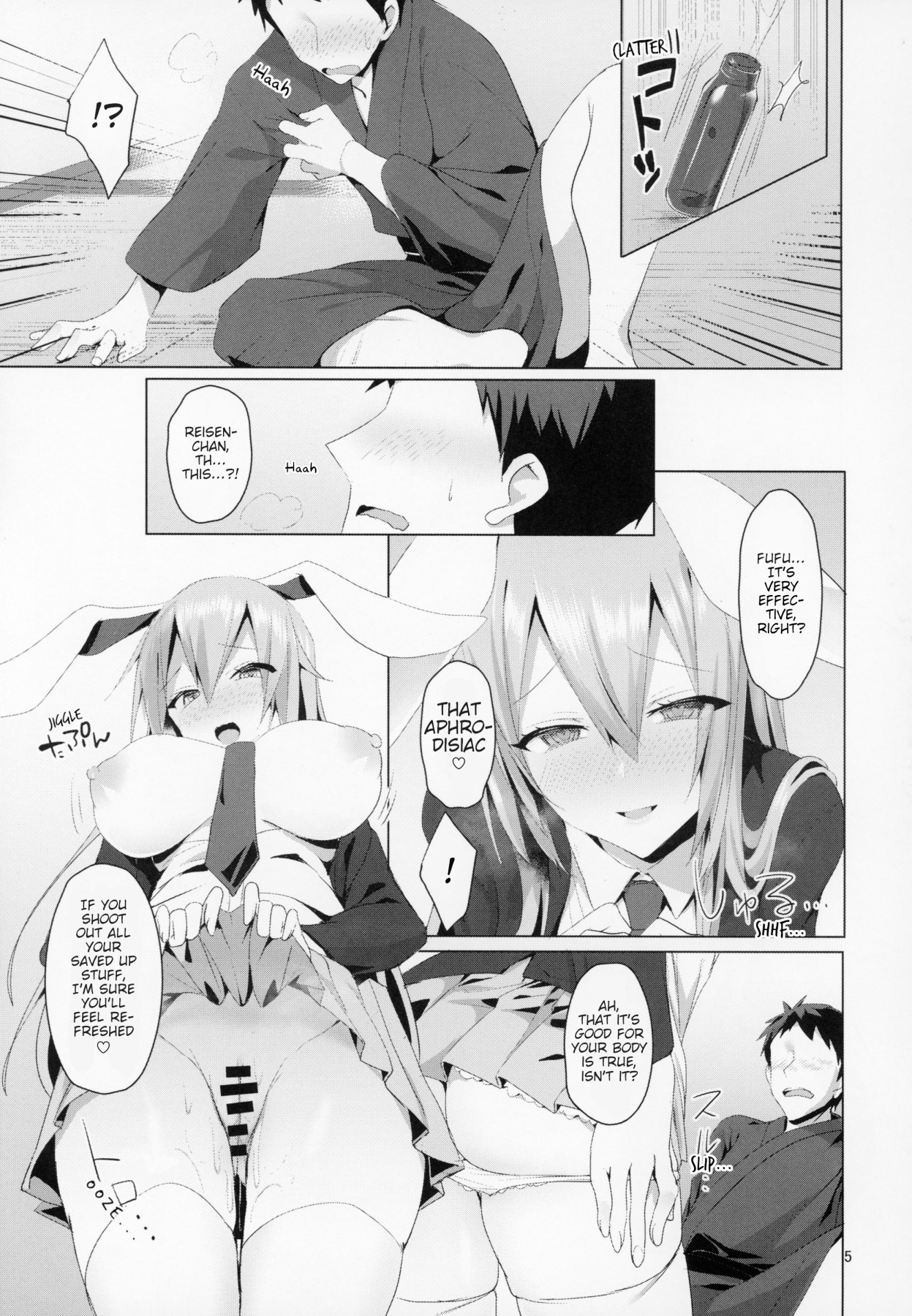 Hentai Manga Comic-A Medicine For Mating With A Rabbit In Heat Until Morning-Read-6